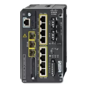 CISCO IE-3500-8P3S-A Switch industrial managed, 8 GE PoE+ e 3 GE SFP modulare, NA