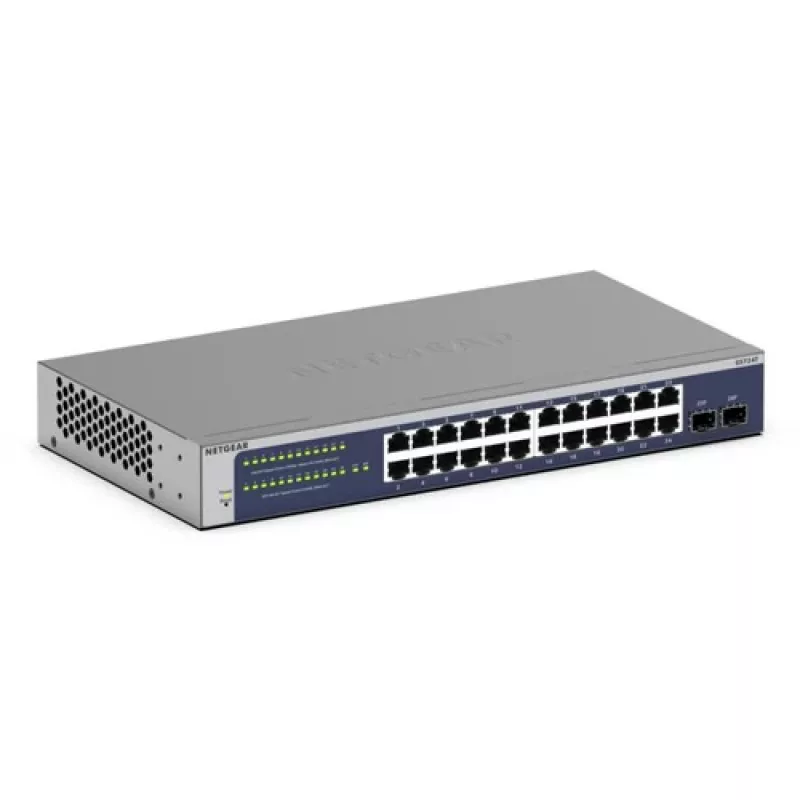 NETGEAR GS724T-600EUS switch Gigabit Smart Managed 24 porte 2x SFP
