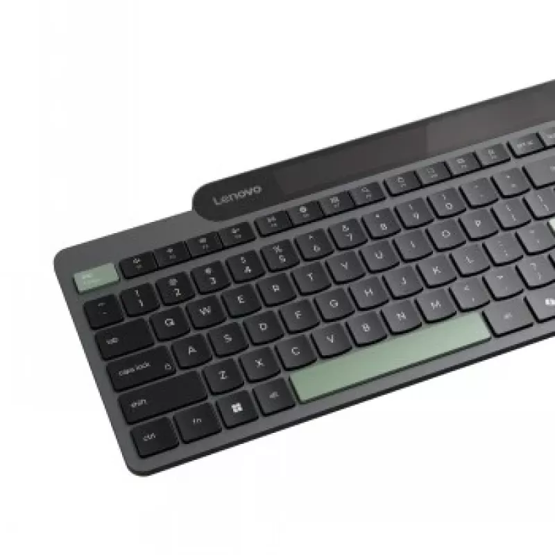 Lenovo Tastiera Bluetooth Auto-Ricaricante Nordic (Finlandese/Svedese) Storm Grey
