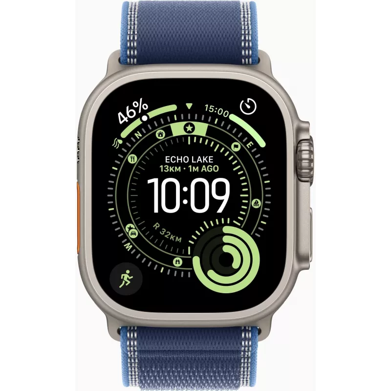 Apple Watch Series 9 GPS + Cellular 45mm Cassa Midnight Aluminum con Cinturino Midnight Sport M/L