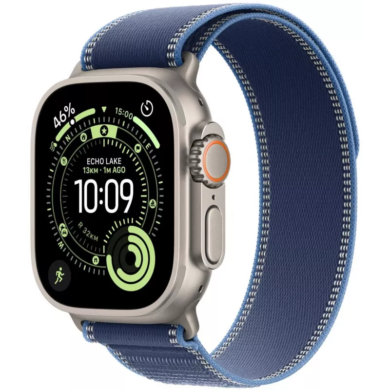 Apple Watch Series 9 GPS + Cellular 45mm Cassa Midnight Aluminum con Cinturino Midnight Sport M/L