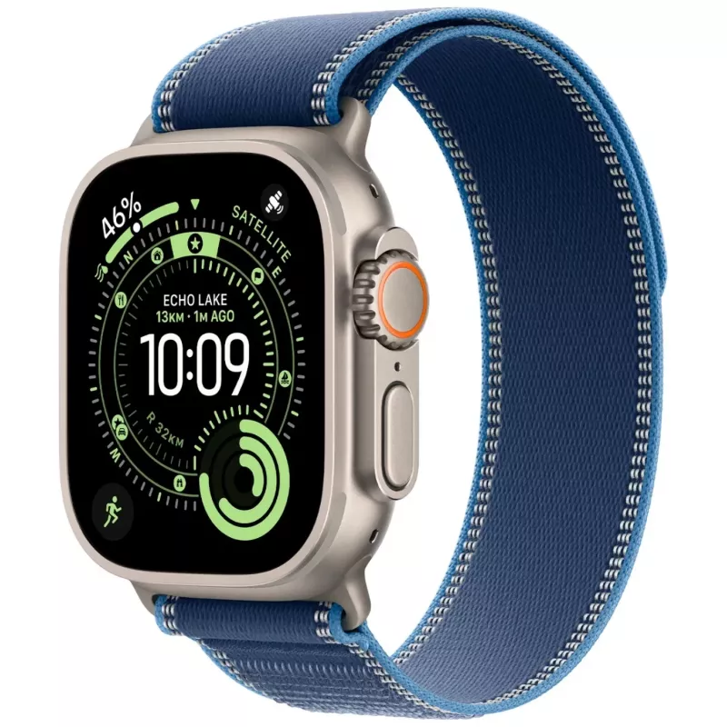 Apple Watch Series 9 GPS + Cellular 45mm Cassa Midnight Aluminum con Cinturino Midnight Sport M/L