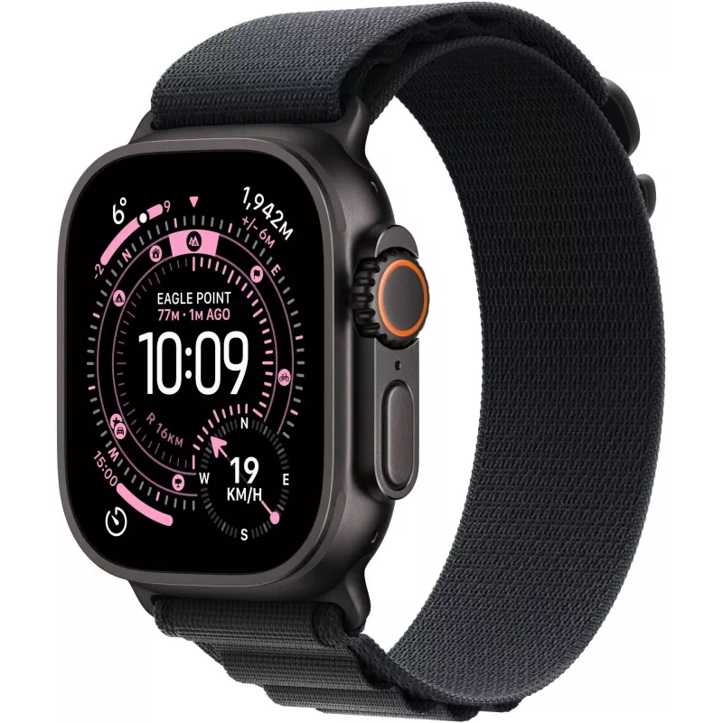 Apple Watch Series 9 GPS + Cellular 45mm Cassa Midnight Aluminum con Cinturino Midnight Sport M/L