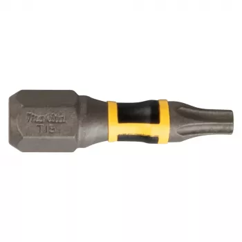 Makita E-25943 Punta a Torsione Impact Premier per Avvitatore a Impulsi T15 Lunghezza 25mm Esagono 1/4