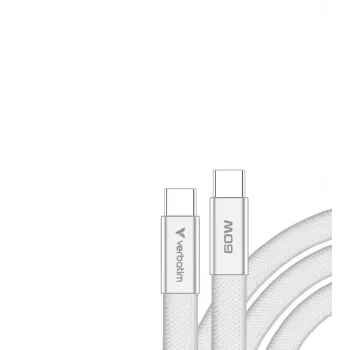 Verbatim Sync & Charge USB-C a USB-C 60W 120cm bianco