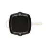 Le Creuset Signature padella grill quadrata 26cm Meringue