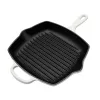 Le Creuset Signature padella grill quadrata 26cm Meringue