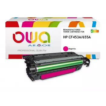 Armor OWA cartuccia toner compatibile con HP CF453A magenta High Yield 10.500 pagine