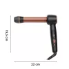 Rowenta CF4620E0 Twist Curl arricciacapelli - ceramica, ionico, 27/32/38 mm, display LCD, 86 W, nero/rame