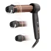 Rowenta CF4620E0 Twist Curl arricciacapelli - ceramica, ionico, 27/32/38 mm, display LCD, 86 W, nero/rame
