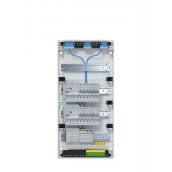 Hager VA48BV2 campo di distribuzione APV 4x12PLE IP30 preassemblato 2 interruttori differenziali protezione sovratensione