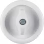 Hager WTW1000WBG placca centrale con bilanciere, porcellana bianca, serie 1930 di Rosenthal
