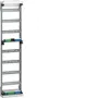 Hager ZAS207BE25A colonnina di allacciamento contatori universZ 2 posti contatore eHZ 5 poli + APZ