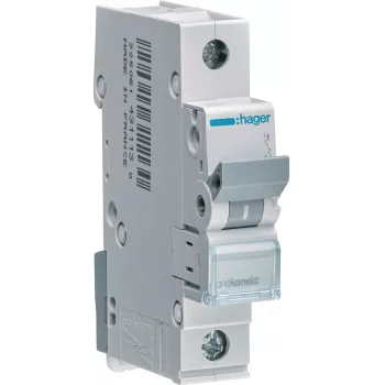 Hager MCN120E interruttore magnetotermico 6kA, curva C, 20A, 1 polo