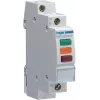 HAGER SVN129 spia luminosa, 230V AC, 3 x LED rosso+verde+arancione, guida DIN