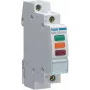 HAGER SVN129 spia luminosa, 230V AC, 3 x LED rosso+verde+arancione, guida DIN