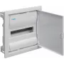 Hager Volta VU12AT quadro da incasso con porta in metallo, 1 fila, 12 moduli, IP30, QuickConnect