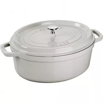 STAUB LA COCOTTE pentola in ghisa ovale 3,2 L, grigio tartufo