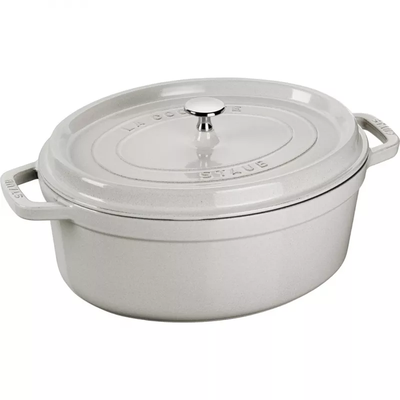 STAUB LA COCOTTE pentola in ghisa ovale 3,2 L, grigio tartufo