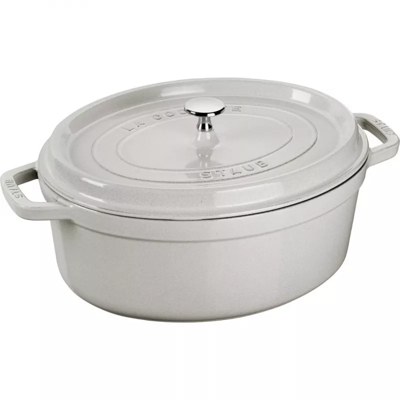 STAUB LA COCOTTE pentola in ghisa ovale 3,2 L, grigio tartufo