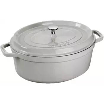STAUB LA COCOTTE pentola in ghisa ovale 3,2 L, grigio tartufo