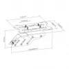 Oplite supporto per accessori Sim Racing e Flight Sim nero retail (OP-GTR-FSH)