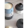 Beaba contenitore per latte in polvere a 4 scomparti grigio