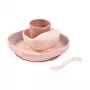 Beaba set pasto per neonati rosa in silicone