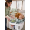 Beaba set alimentazione per neonati in silicone con base a ventosa - verde salvia (913603)