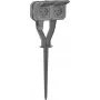 Legrand 069759L Plexo New Garden Power Post 2 prese Schuko preassemblate IP44 grigio ardesia
