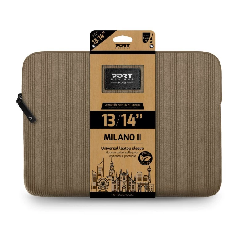 PORT DESIGNS MILANO II ECO custodia per laptop 13/14 pollici, marrone