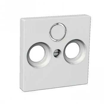Schneider Electric Unica Placca Centrale R+TV+SAT Bianco