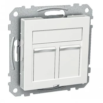 Schneider Electric Presa Dati Actassi S-One Cat6A STP RJ45 Bianco