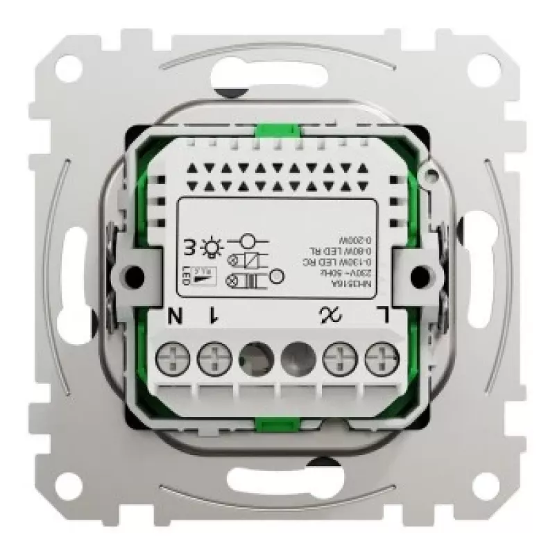 Schneider Electric Multiwire dimmer LED rotativo 200W antracite