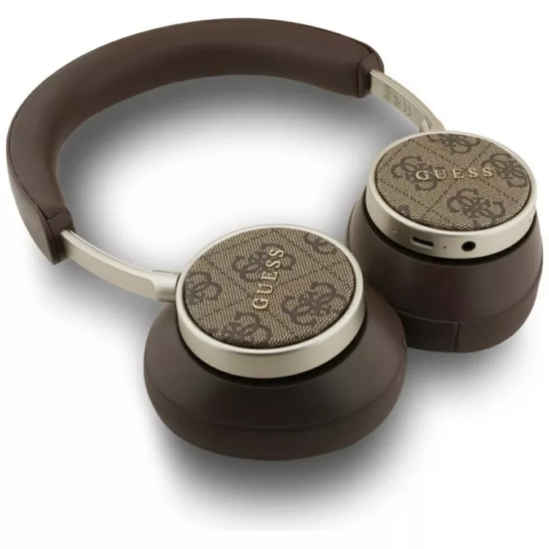Guess Bluetooth 4G Classic Logo Cuffie wireless on-ear - Braun
