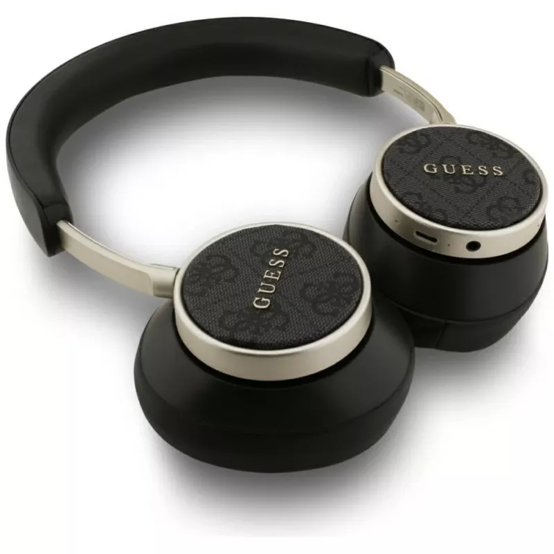 Guess 4G Classic Logo cuffie Bluetooth on-ear - Nero