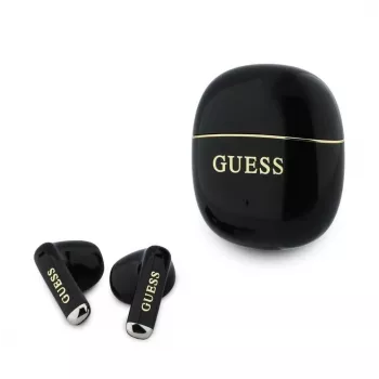GUESS Glossy Gold Line Classic TWS Auricolari Black
