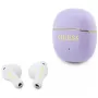 GUESS Glossy Gold Line Classic TWS Auricolari - Lila
