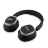 Guess cuffie Bluetooth over-ear ENC Rectangle Metal Script Nero