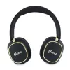 Guess cuffie Bluetooth over-ear ENC Rectangle Metal Script Nero