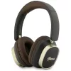 Guess Cuffie Bluetooth over-ear ENC Rectangle Metal Script Braun