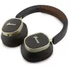 Guess Cuffie Bluetooth over-ear ENC Rectangle Metal Script Braun