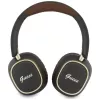 Guess Cuffie Bluetooth over-ear ENC Rectangle Metal Script Braun