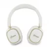 Guess cuffie Bluetooth ENC Rectangle Metal Script over-ear Bianco
