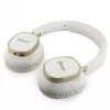Guess cuffie Bluetooth ENC Rectangle Metal Script over-ear Bianco