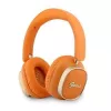 Guess Cuffie Bluetooth on-ear Rectangle Metal Script Orange