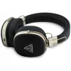 Guess cuffie Bluetooth over-ear con ENC, logo triangolo metallizzato, Nero