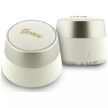 GUESS Diffusore Bluetooth 5W Script MetalLogo Gold