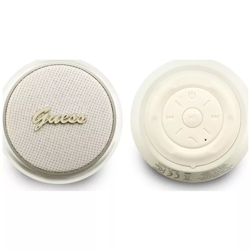 GUESS Diffusore Bluetooth 5W Script MetalLogo Gold