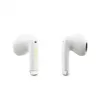 GUESS Glossy Gold Line Classic TWS Earbuds Bianco